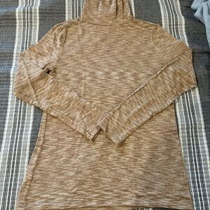 LOFT Cozy Tan Turtleneck Sweater Size Women’s Large